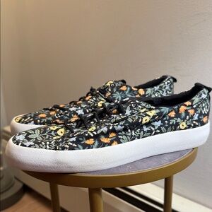 Keds x Rifle Paper Co. Kickback Lottie sneakers.